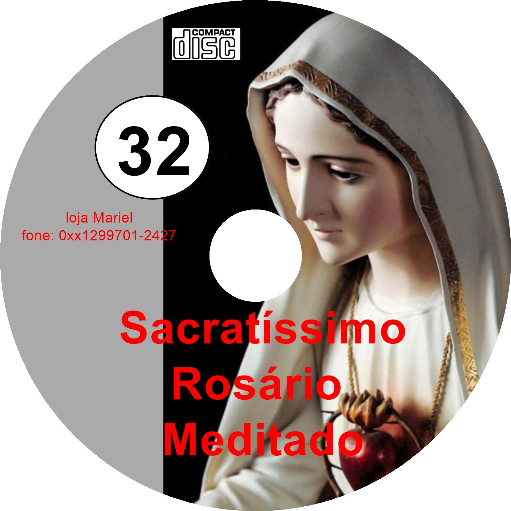 CD Rosário Meditado 32 CD Rosário Meditado 32